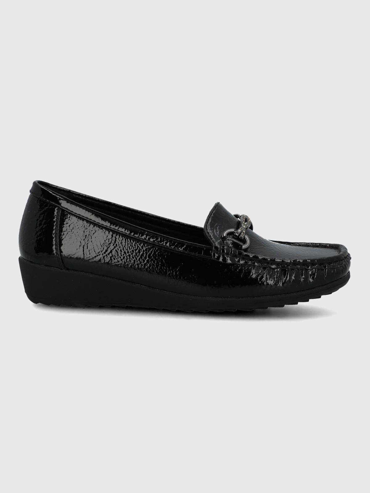Mocasin Mujer Anastasia Negro-1