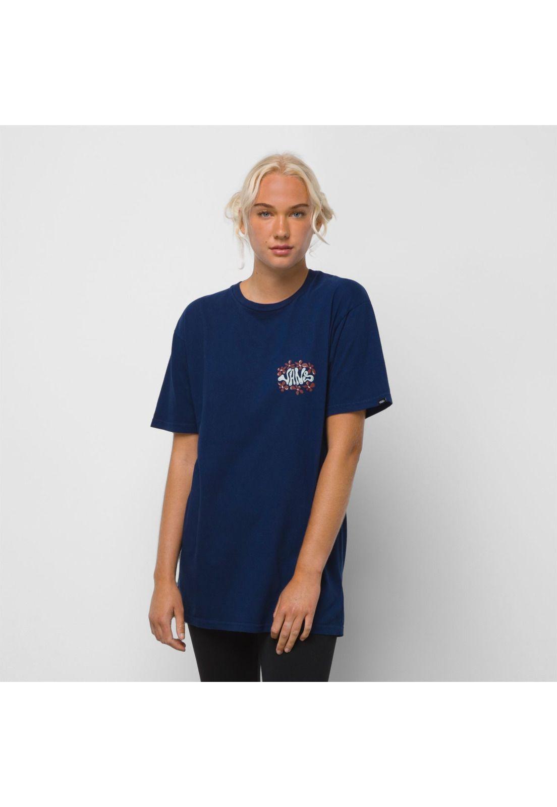 Polera M/L Hombre Jazz Floral Vintage Blues-4