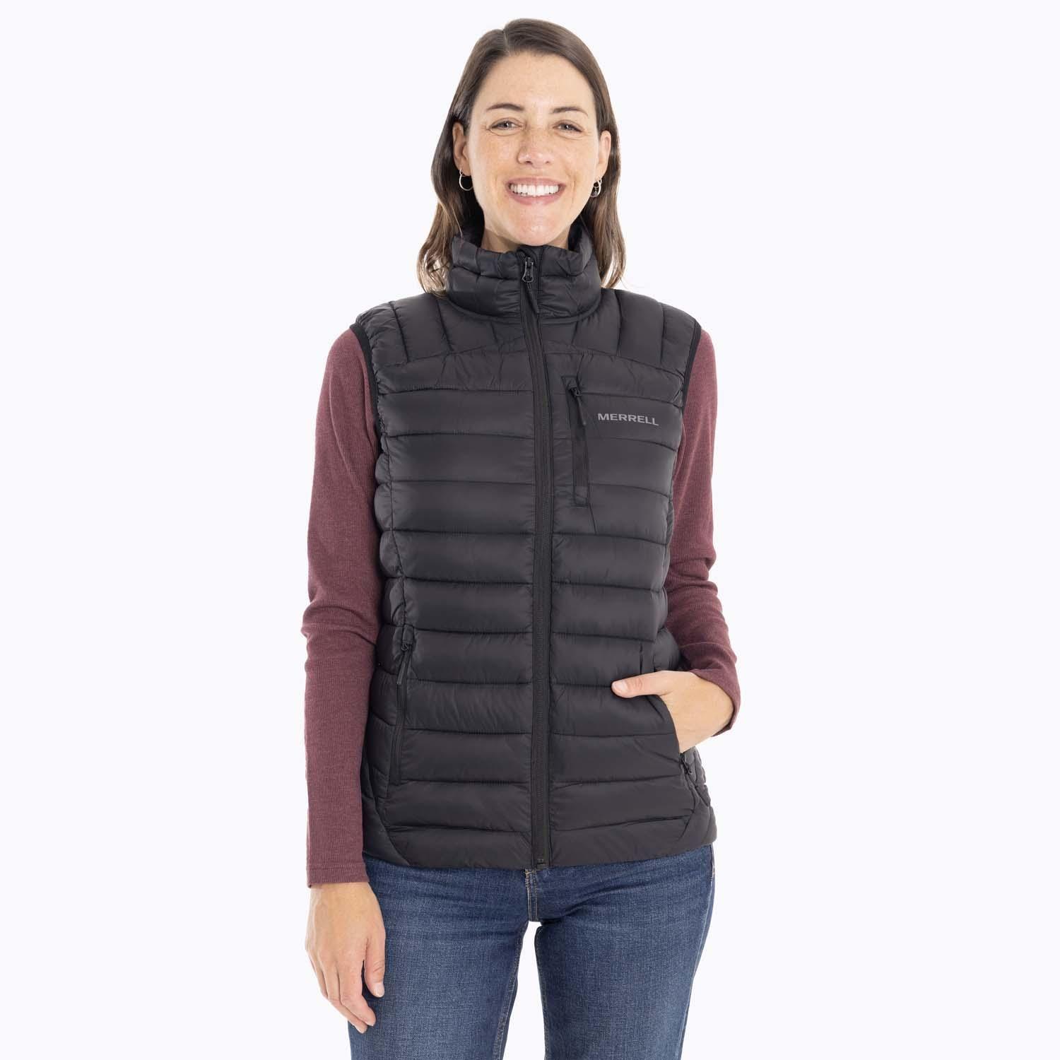 Parka Sin Mangas Mujer Innoko Vest Negro Merrell-0