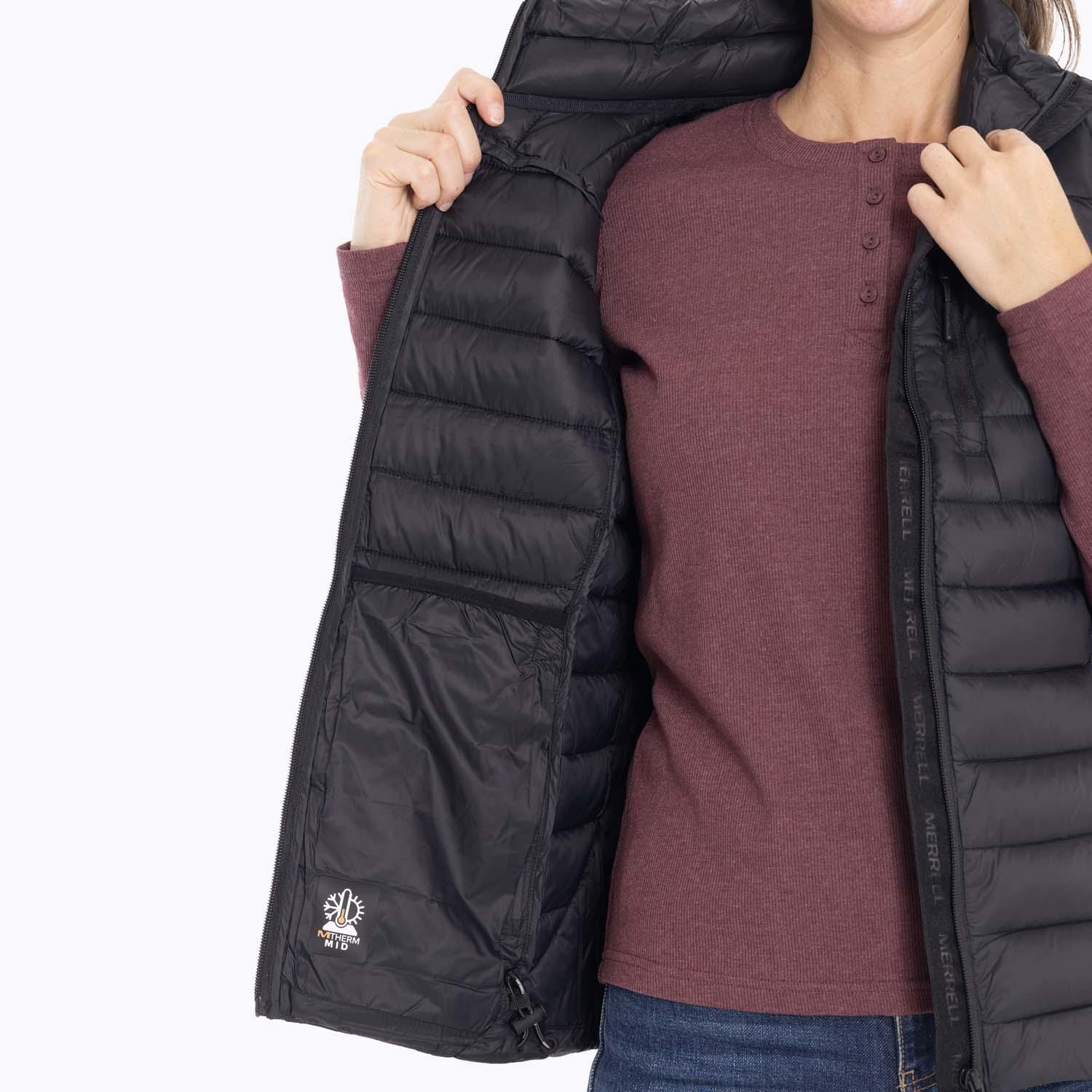 Parka Sin Mangas Mujer Innoko Vest Negro Merrell-7