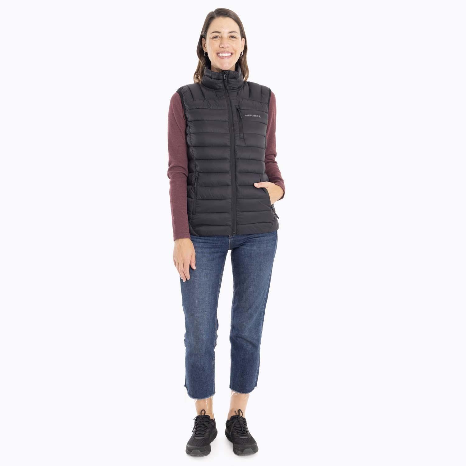Parka Sin Mangas Mujer Innoko Vest Negro Merrell-9