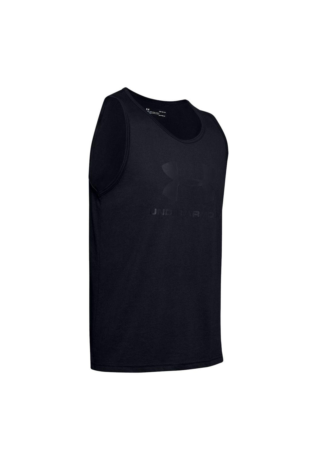 Polera Hombre Sportstyle Logo Tank Negro-0