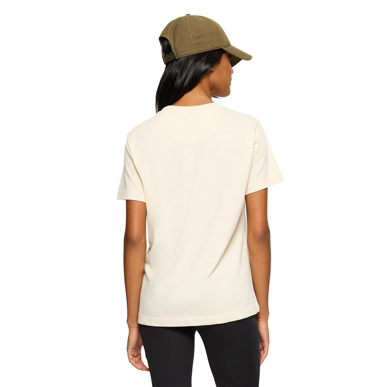 Polera Manga Corta Mujer Relaxed Pocket Beige-3