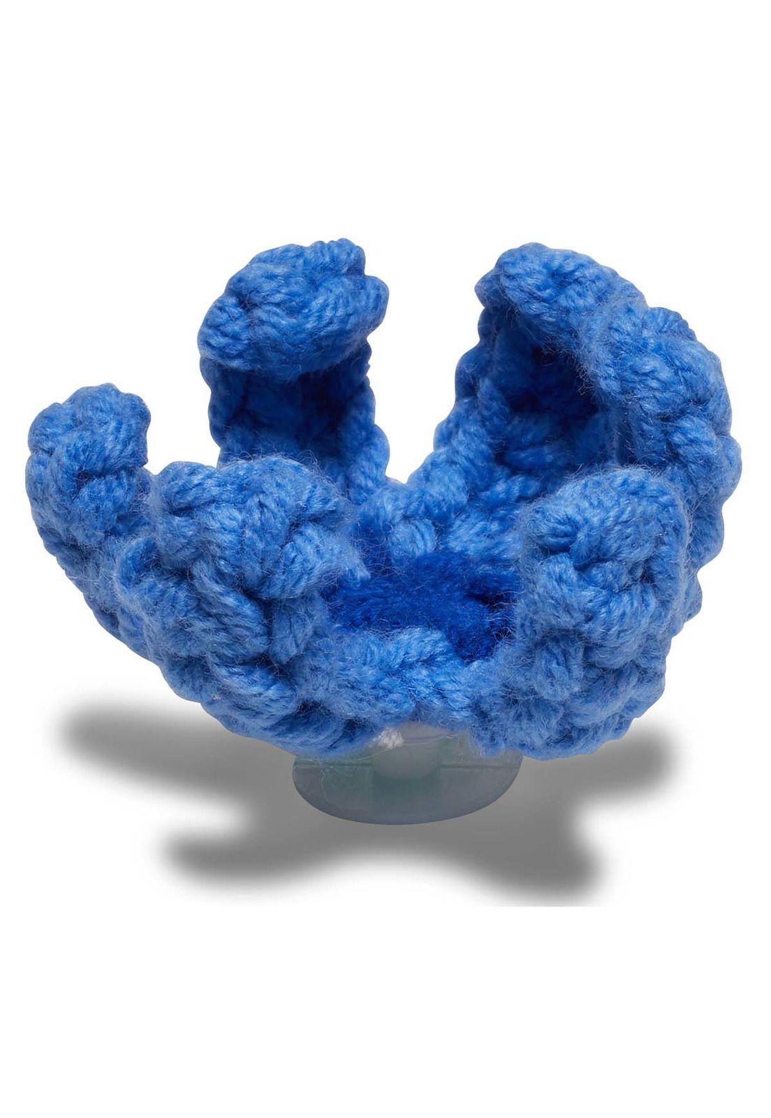 Jibbitz Crocs Flor de Crochet Azul-2