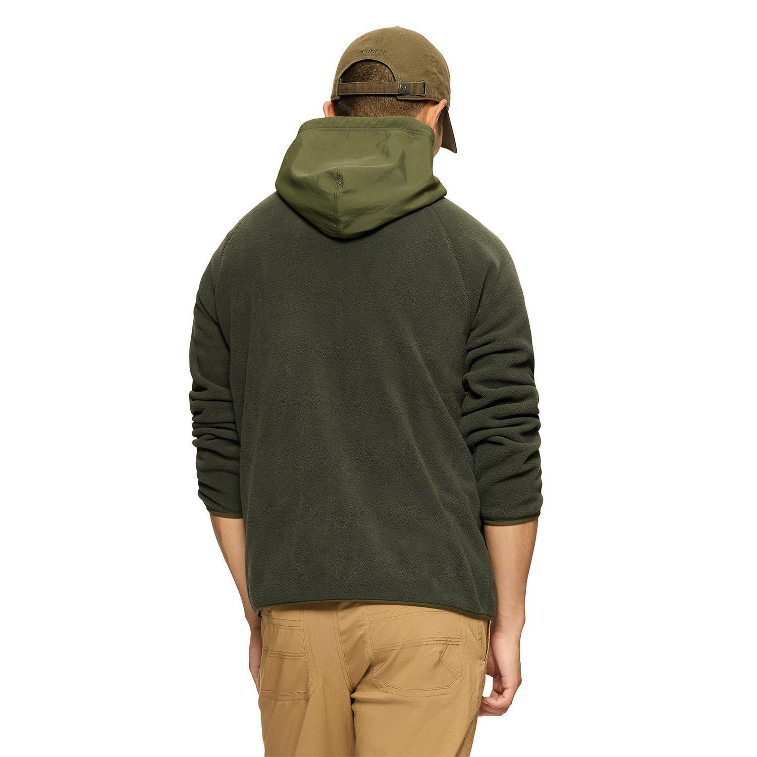 Polar Hombre Hooded Fleece Café-3