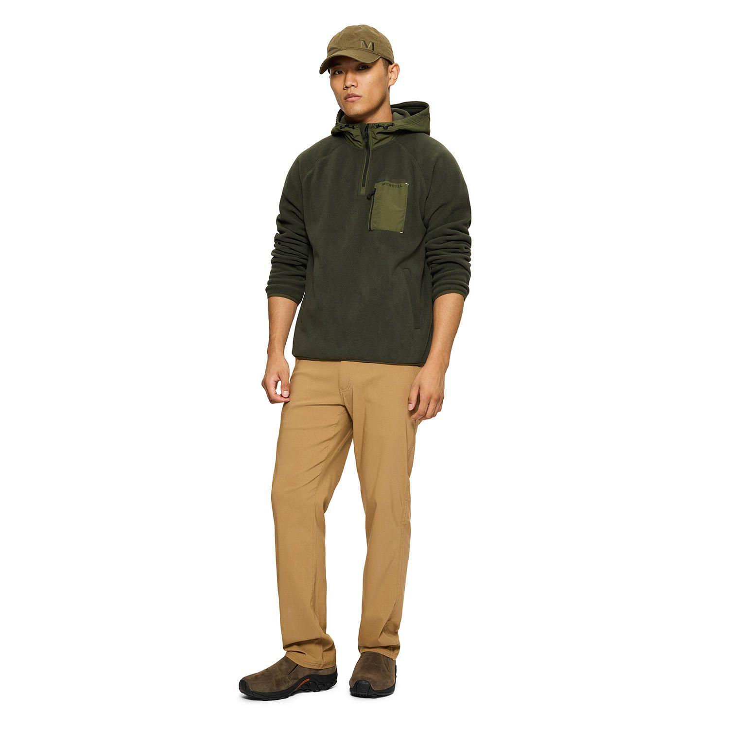 Polar Hombre Hooded Fleece Café-4