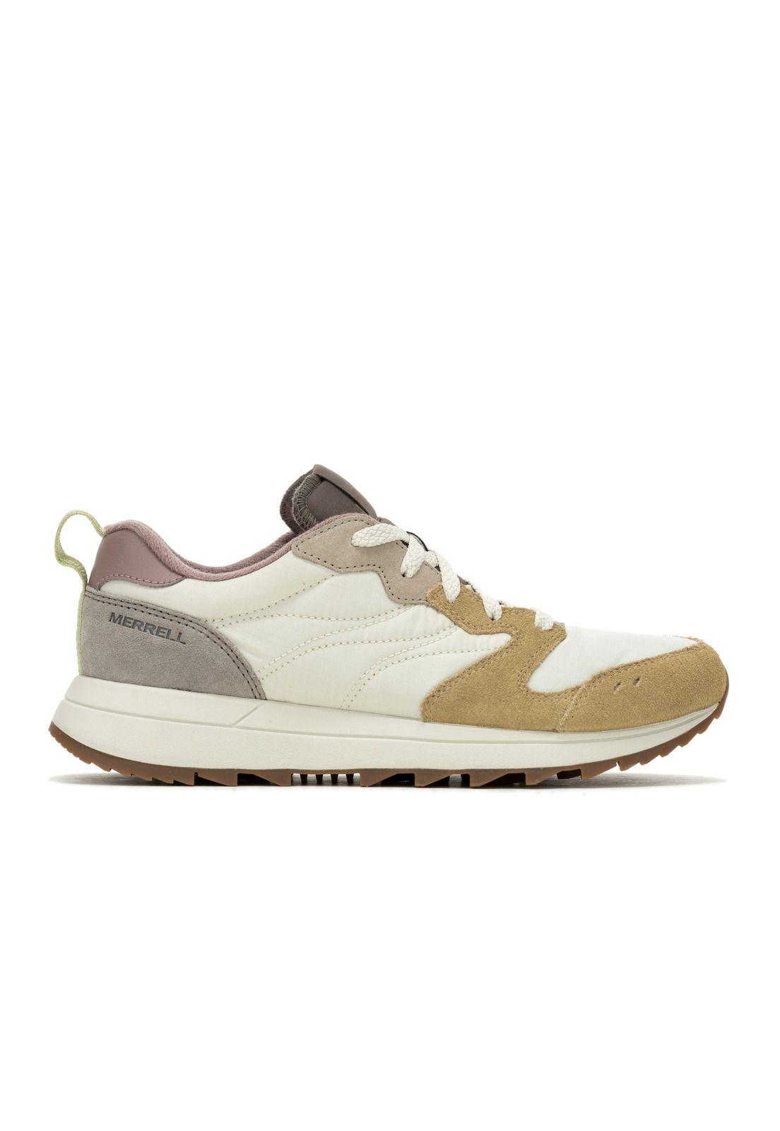 Zapatilla Mujer Alpine 83 Sneaker Sport Crema-0