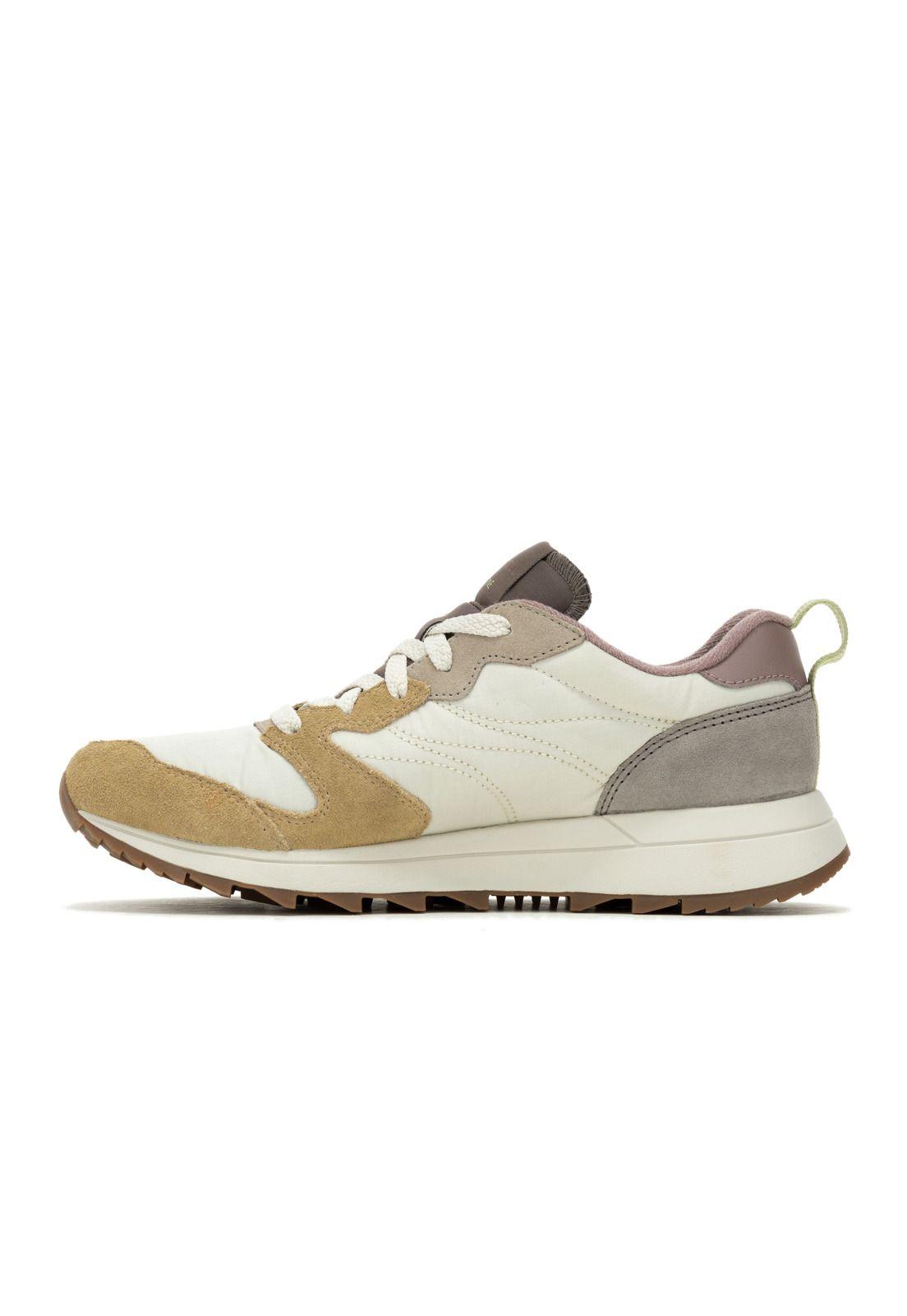 Zapatilla Mujer Alpine 83 Sneaker Sport Crema-3