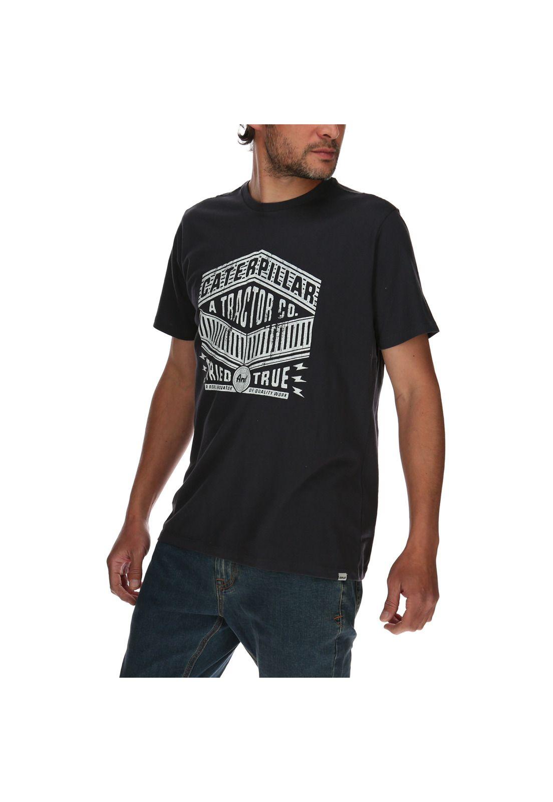 Polera Mc Hombre Real Innovation Tee Algodón Azul-1