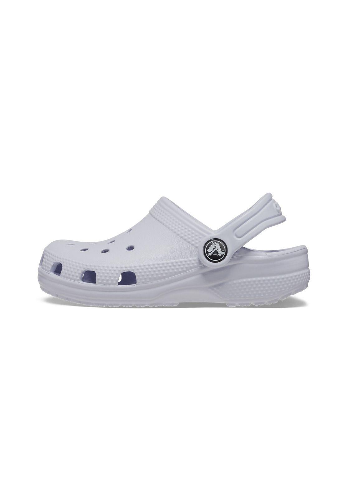 Zueco Crocs Niño Classic Clog K Lila-1