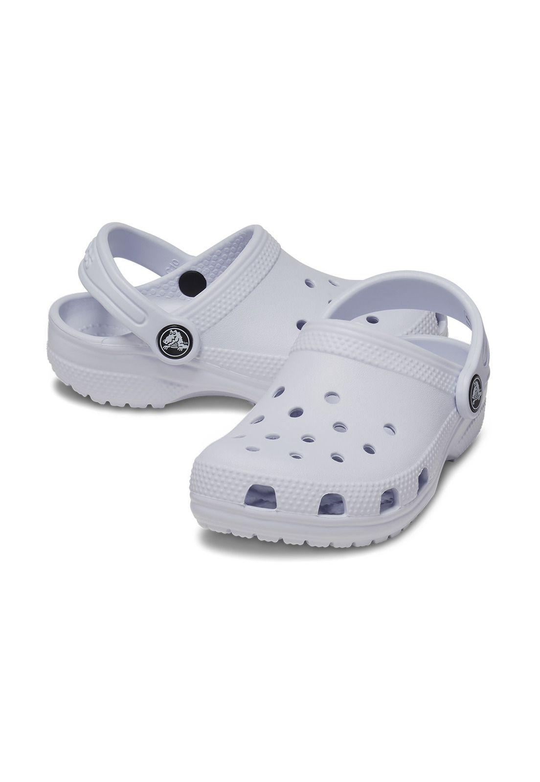 Zueco Crocs Niño Classic Clog K Lila-3
