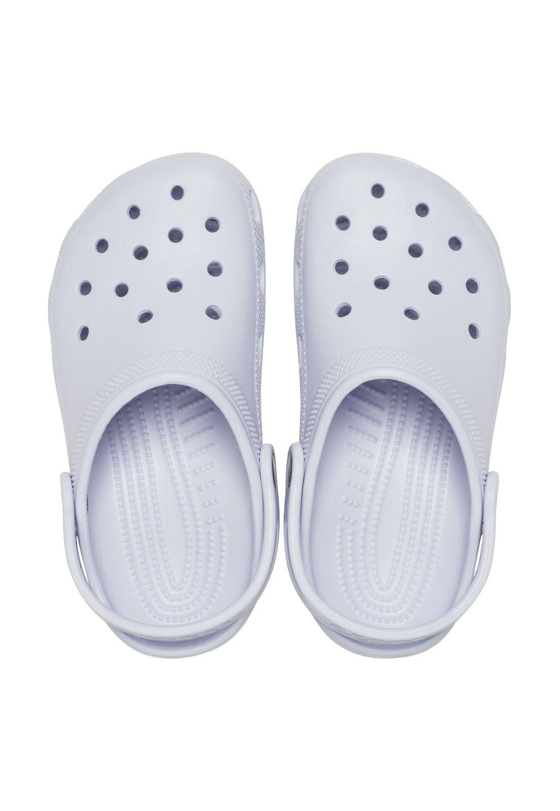 Zueco Crocs Niño Classic Clog K Lila-4