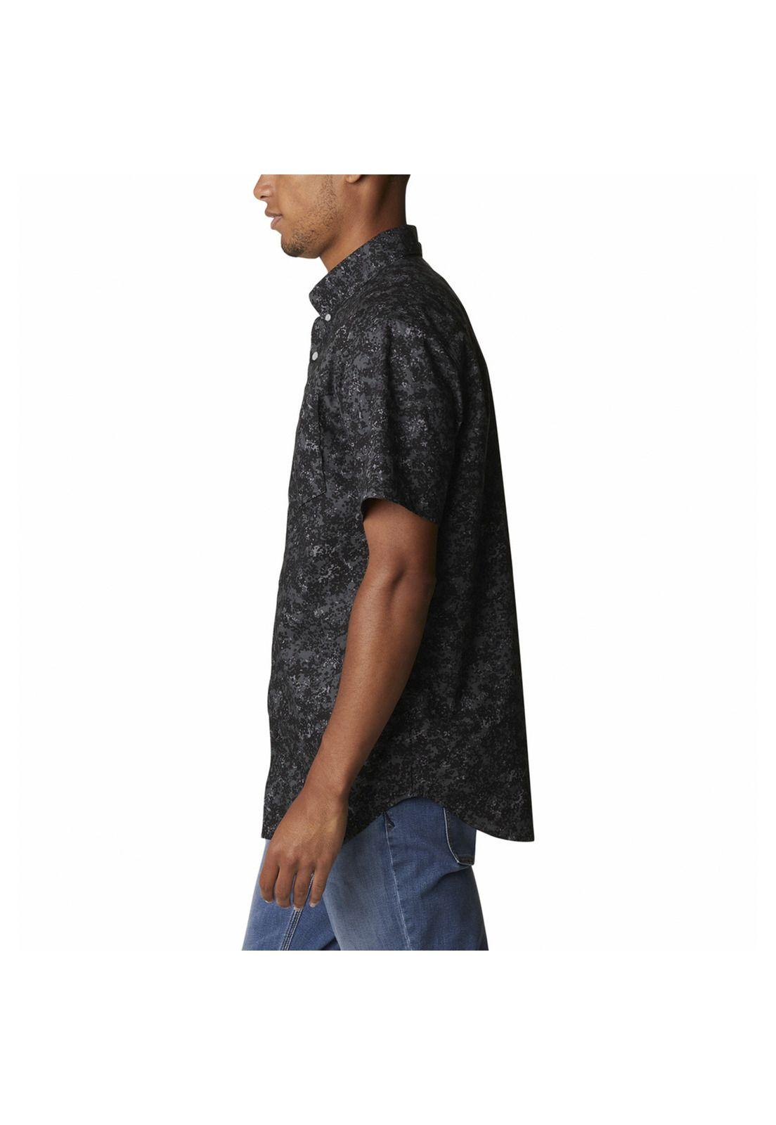 Camisa M/C Hombre Brentyn Trail Ii Ss Negro-1