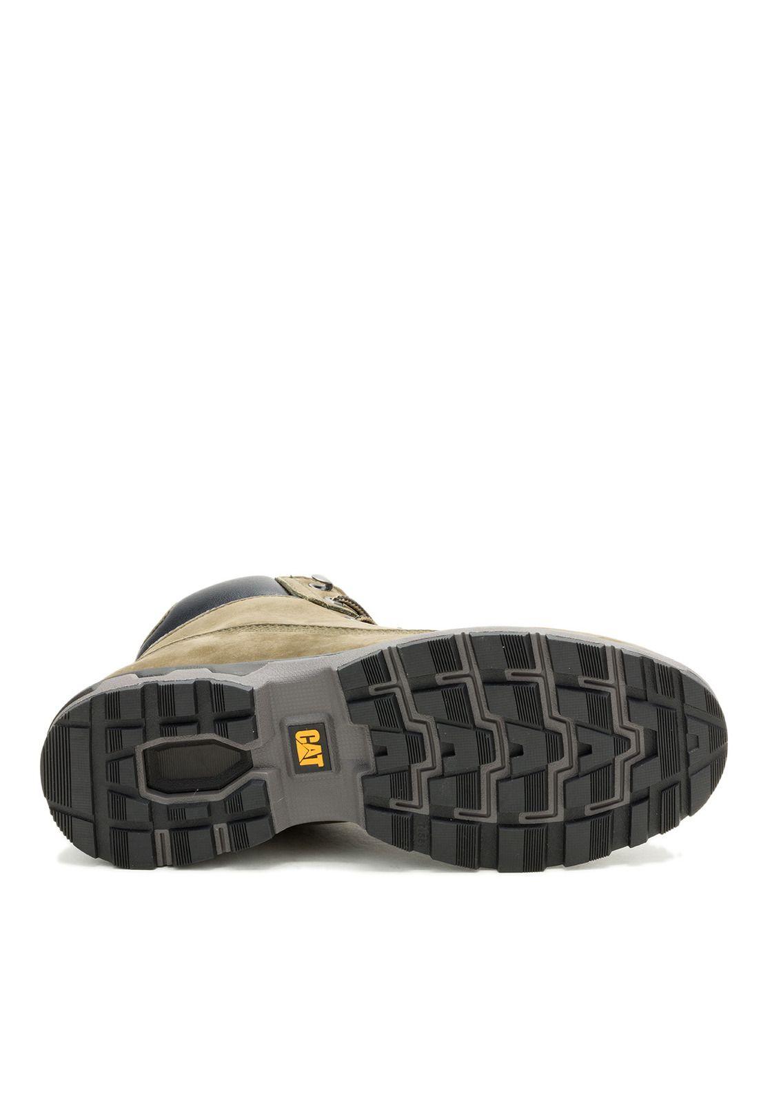 Botín de Cuero Pursue Hombre Oliva-7