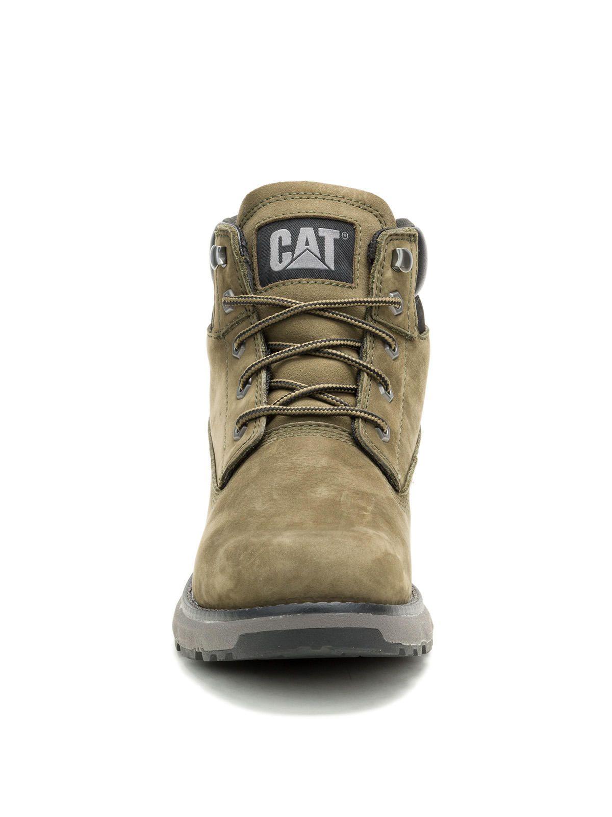 Botín de Cuero Pursue Hombre Oliva-4