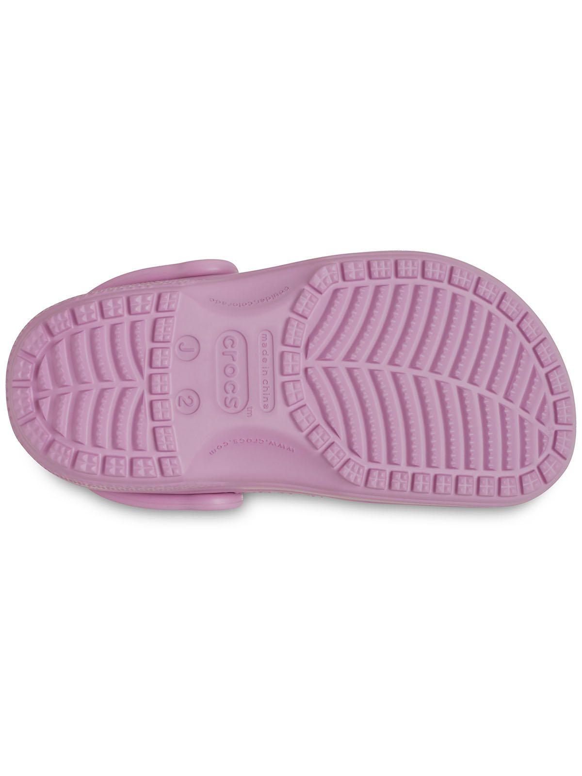 Zueco Crocs Niña Classic Clog Morado-5