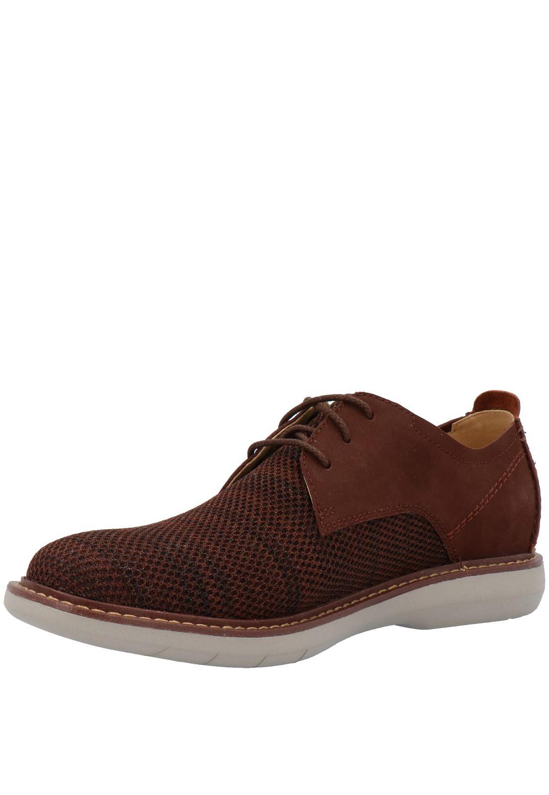 Zapato Cuero Hombre Helios Ii Café-3