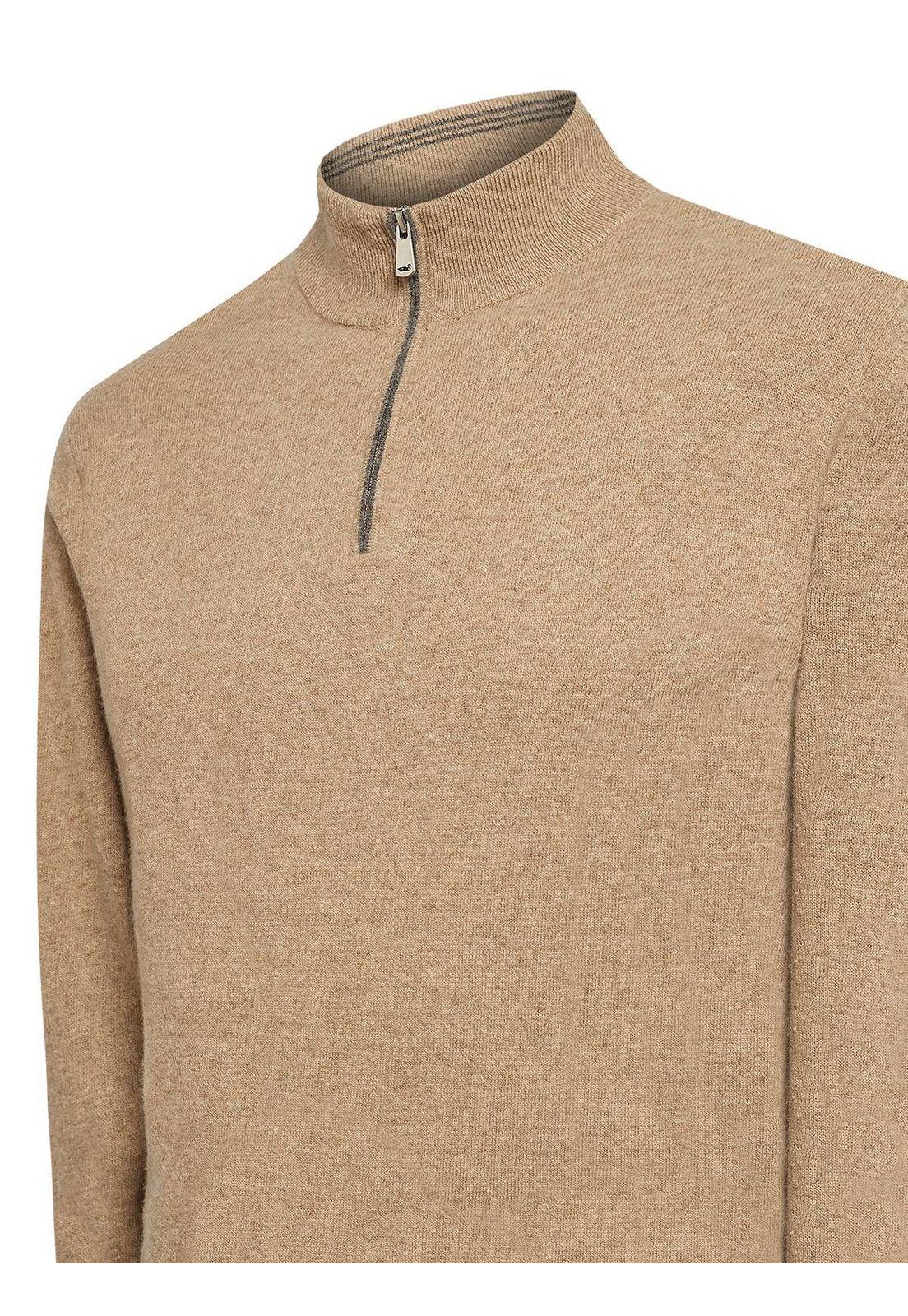 Chaleco Lana Hombre Italyh H Café-3