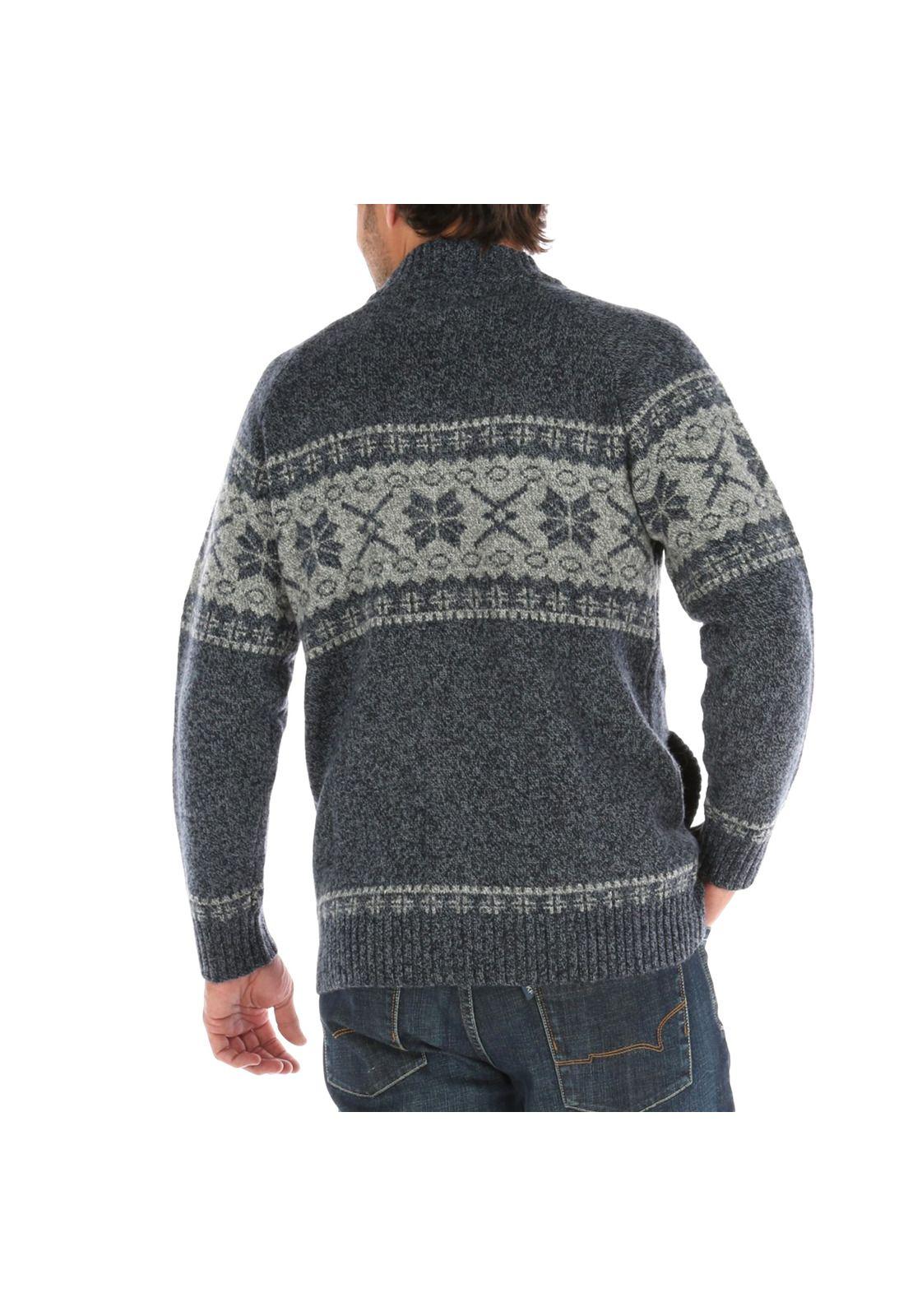 Chaleco Lana Hombre Warm Gris-1