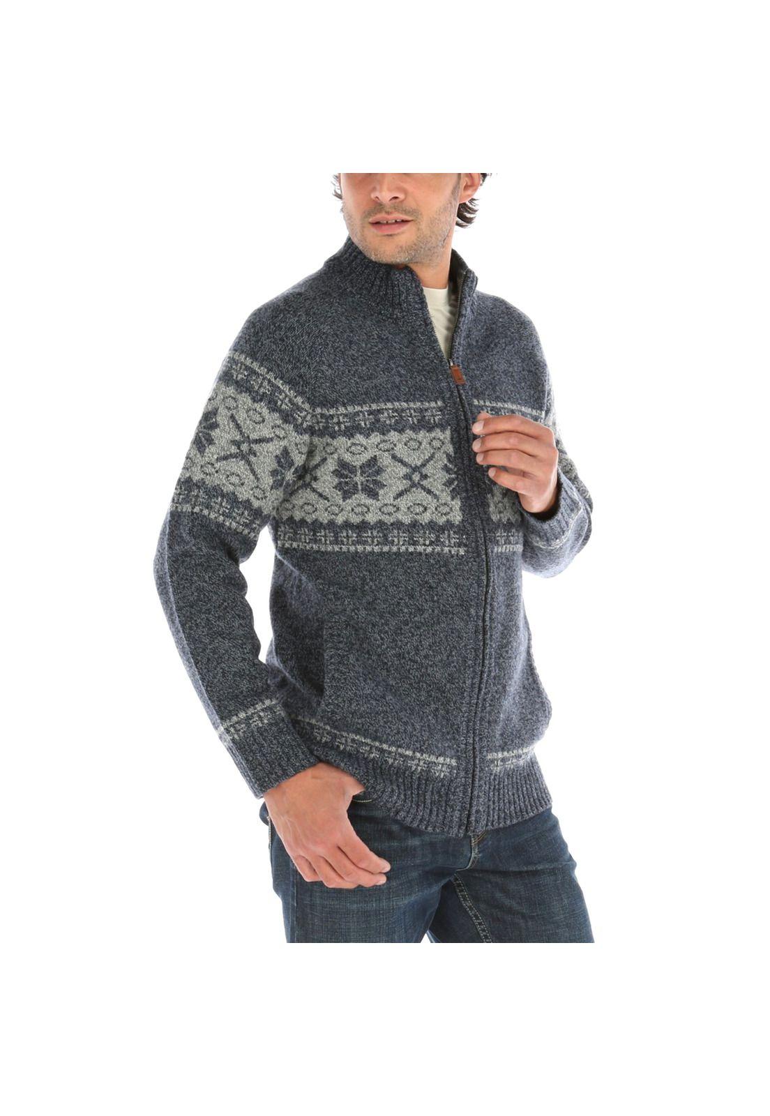 Chaleco Lana Hombre Warm Gris-3