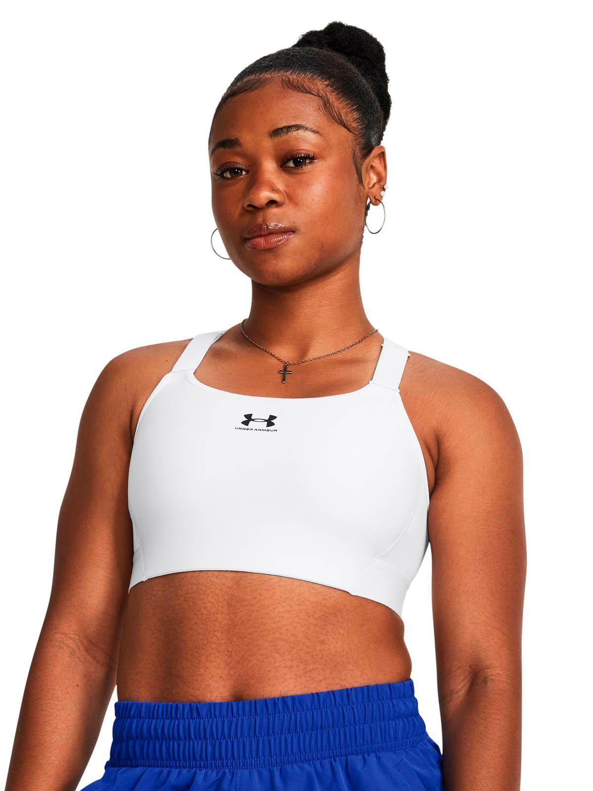 Peto Deportivo Training Hg Armour High Blanco Mujer-3