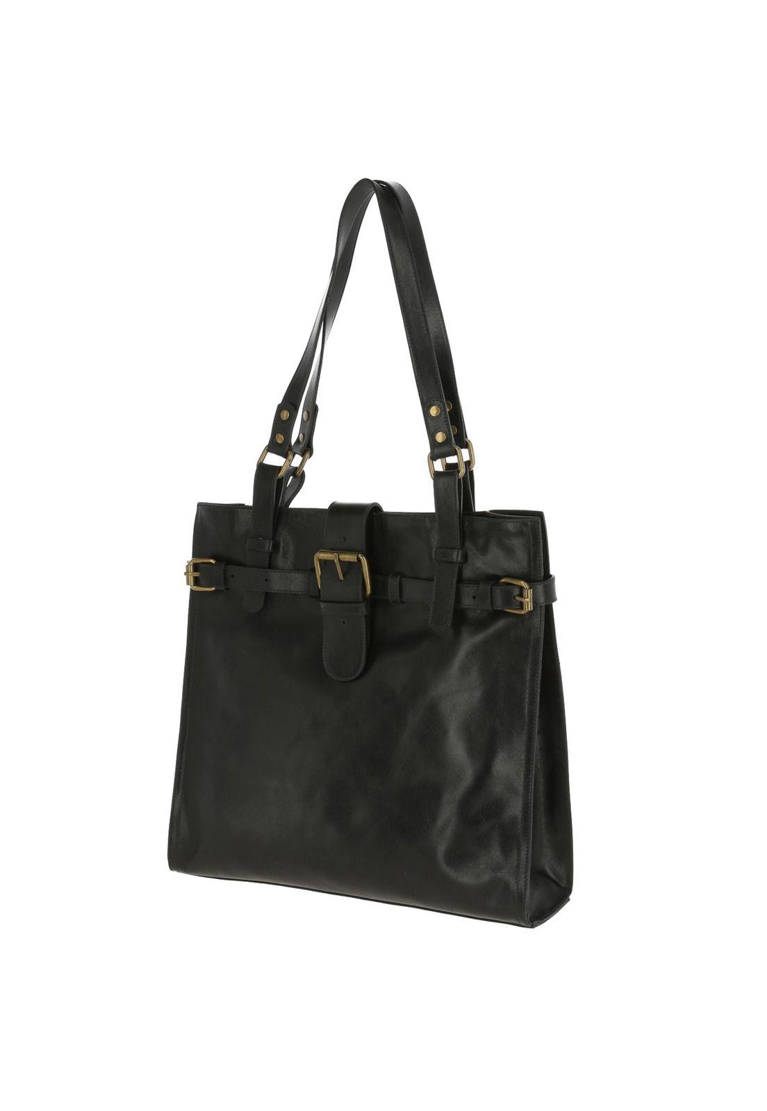 Cartera Cuero Mujer Nevillee Bag Negro-1