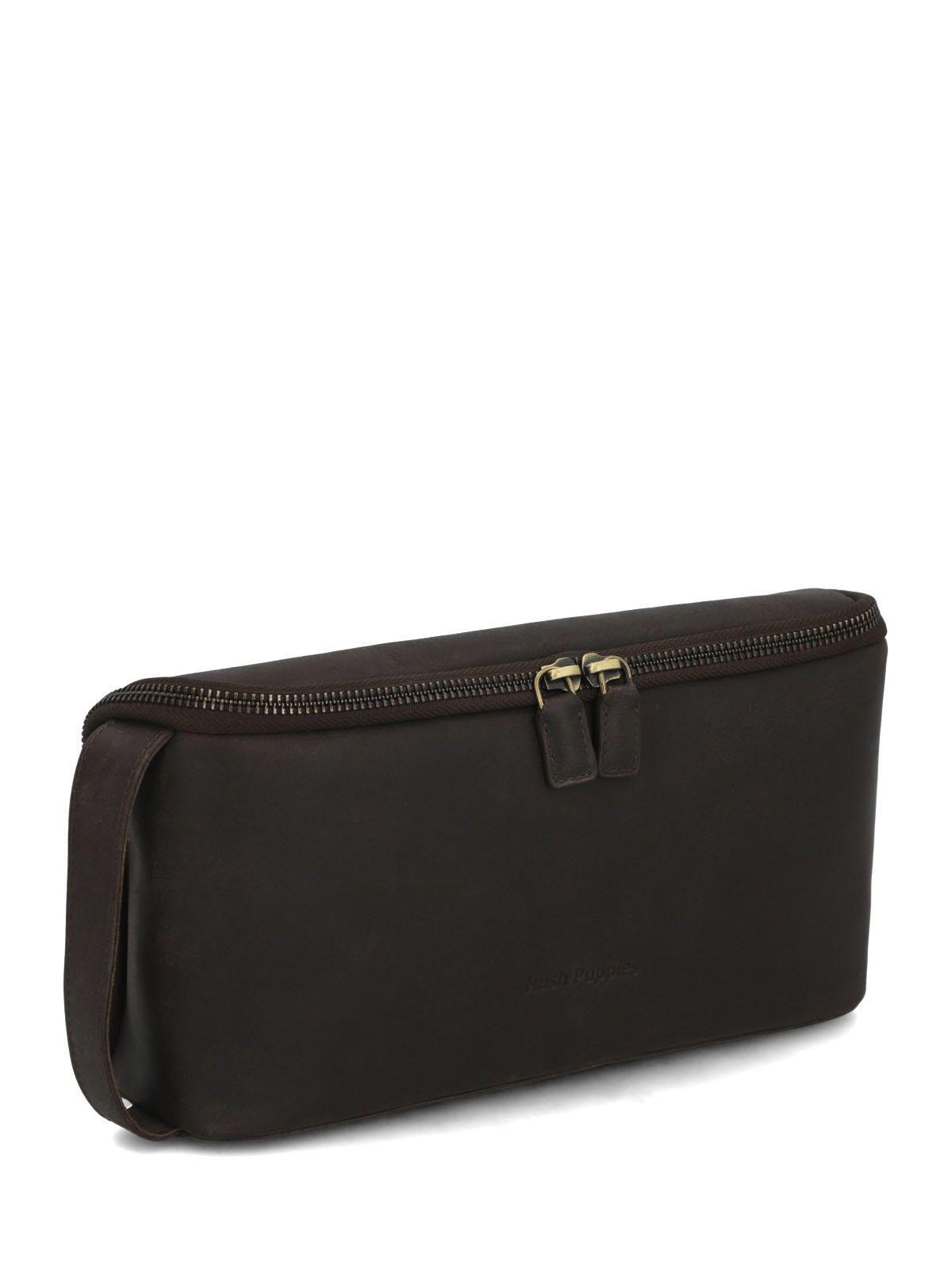 Necessaire Cuero Toiletry Bag Café-2