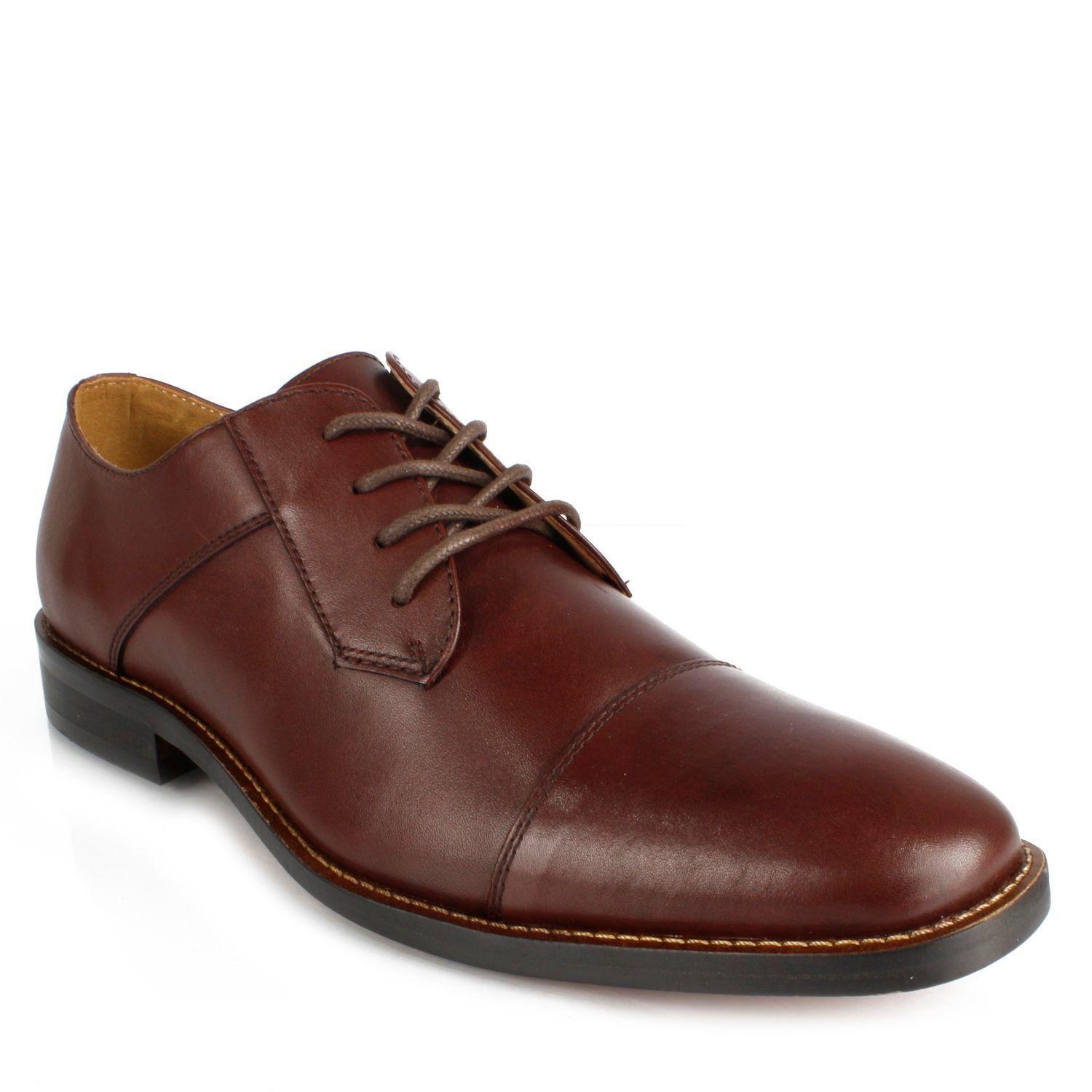 Zapato Cuero Hombre Jazz Burdeo-0