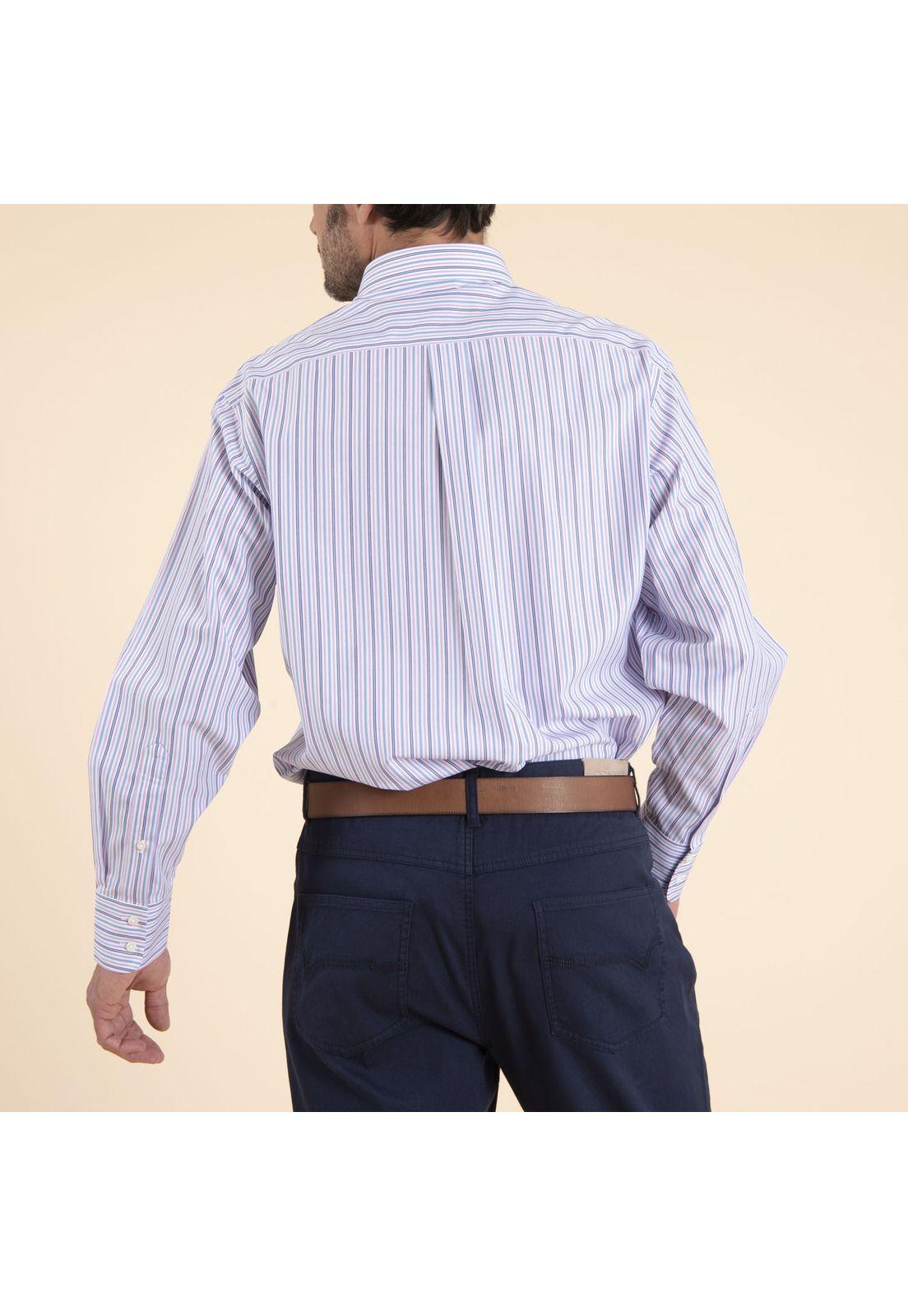 Camisa Hombre Libre De Arrugas Pc Morado-3