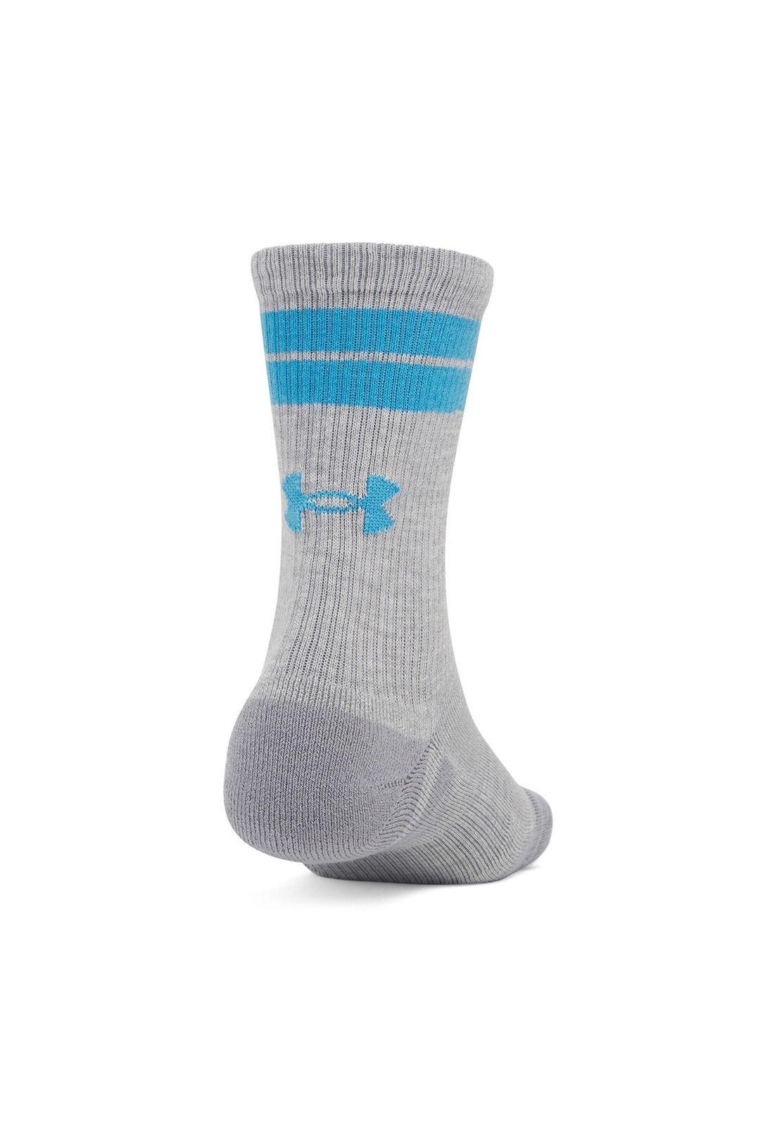Pack 3 Calcetines Performance Gris Unisex-1