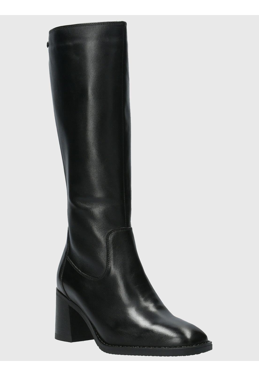 Bota Cuero Mujer Ruphel Negro-0