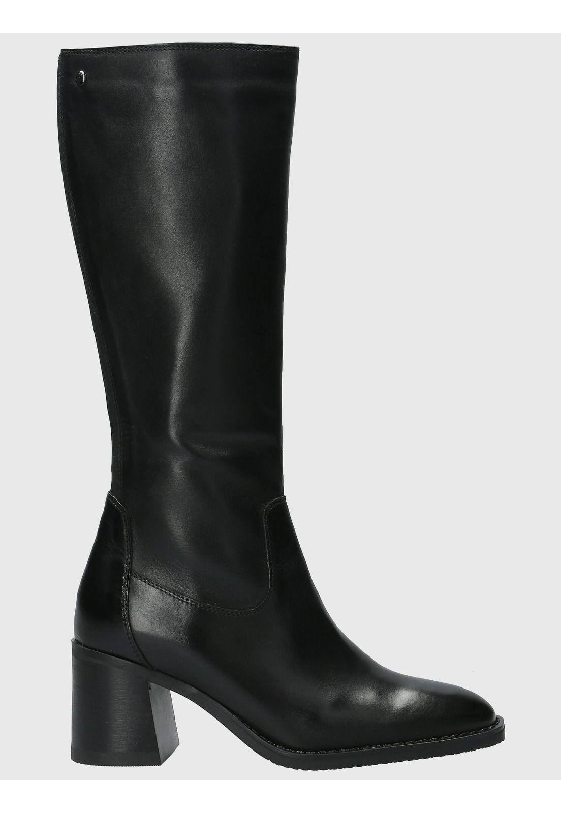 Bota Cuero Mujer Ruphel Negro-1