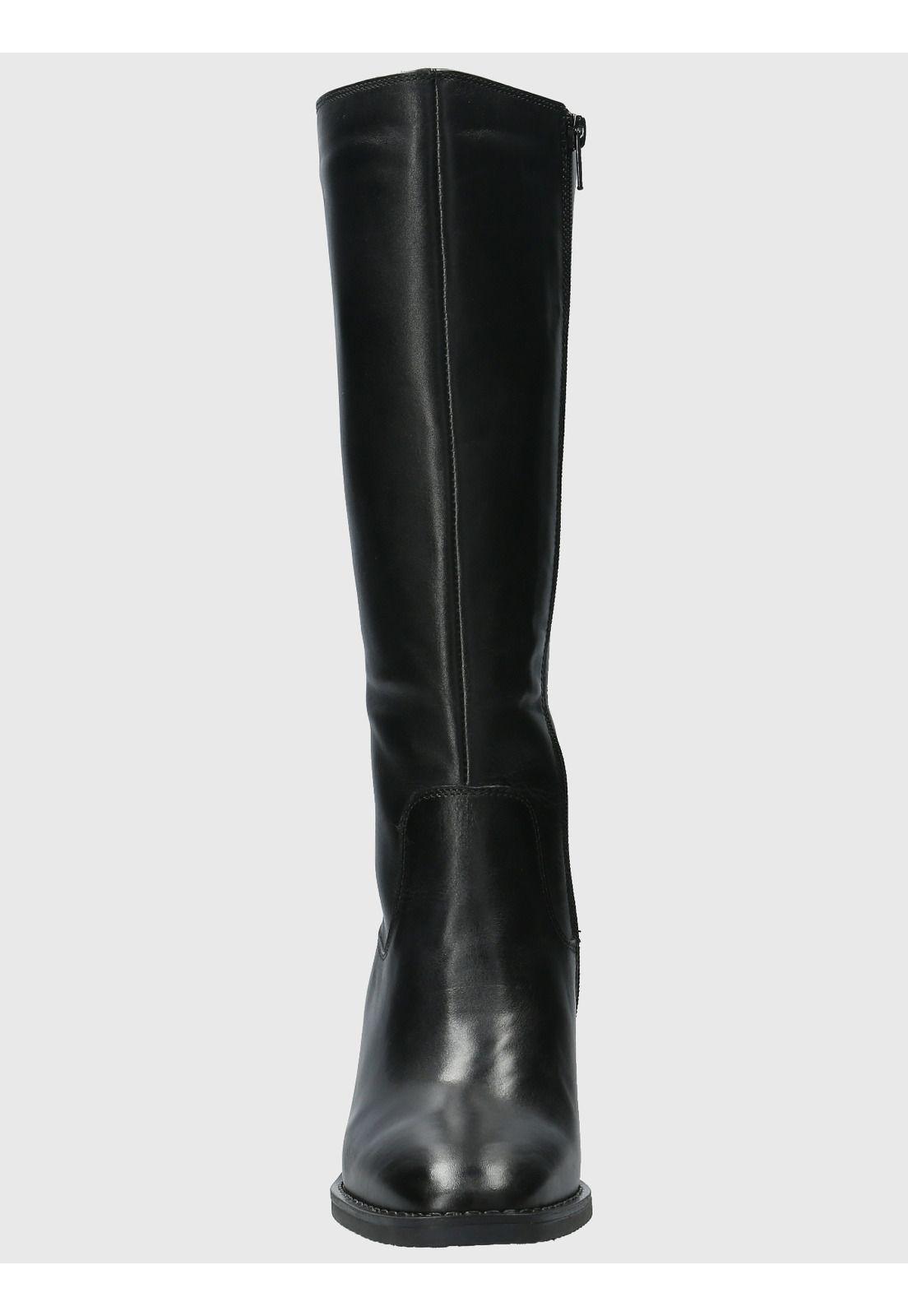 Bota Cuero Mujer Ruphel Negro-3