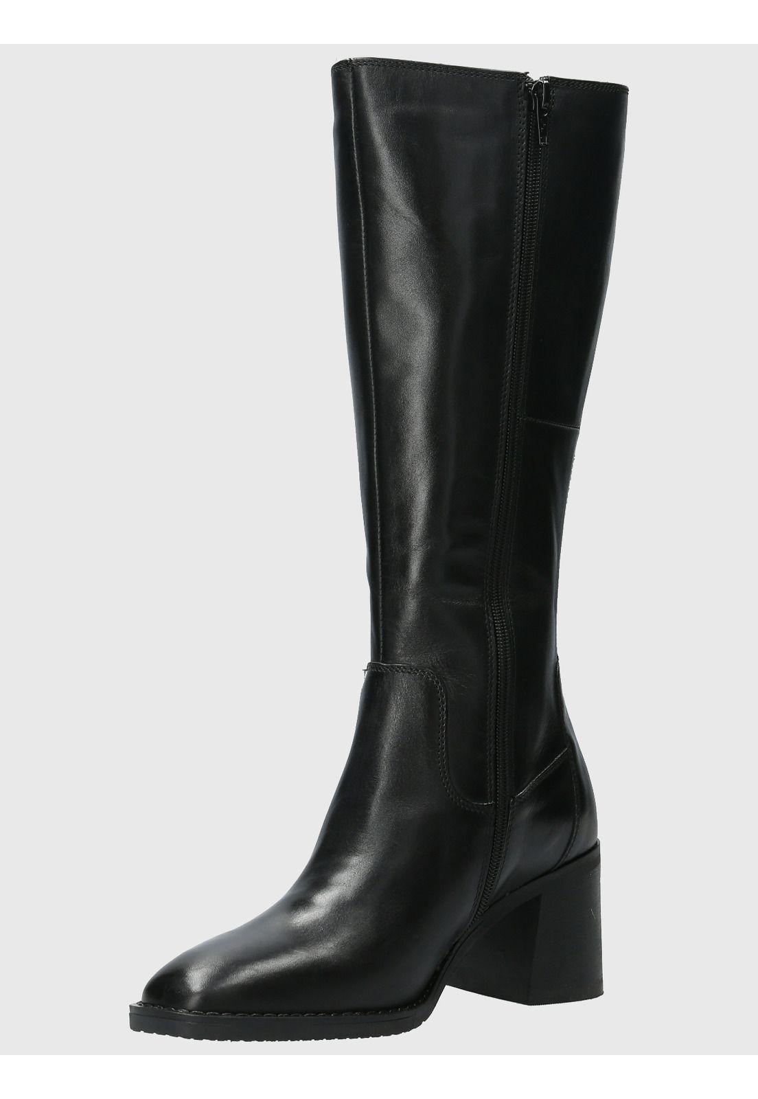 Bota Cuero Mujer Ruphel Negro-4