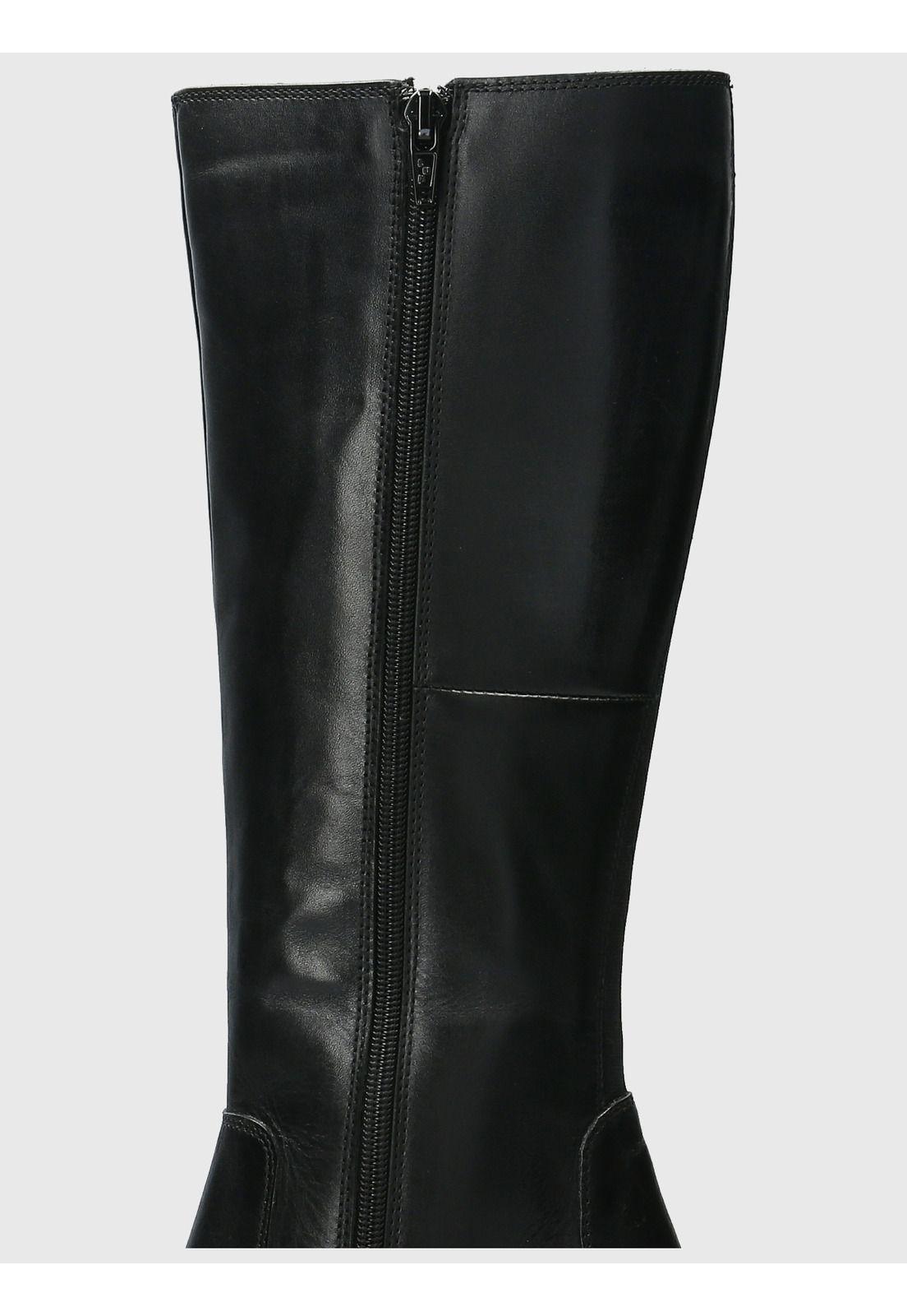 Bota Cuero Mujer Ruphel Negro-7