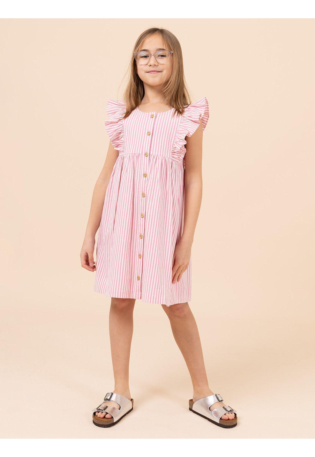Vestido Niña Alezia Rosado-1