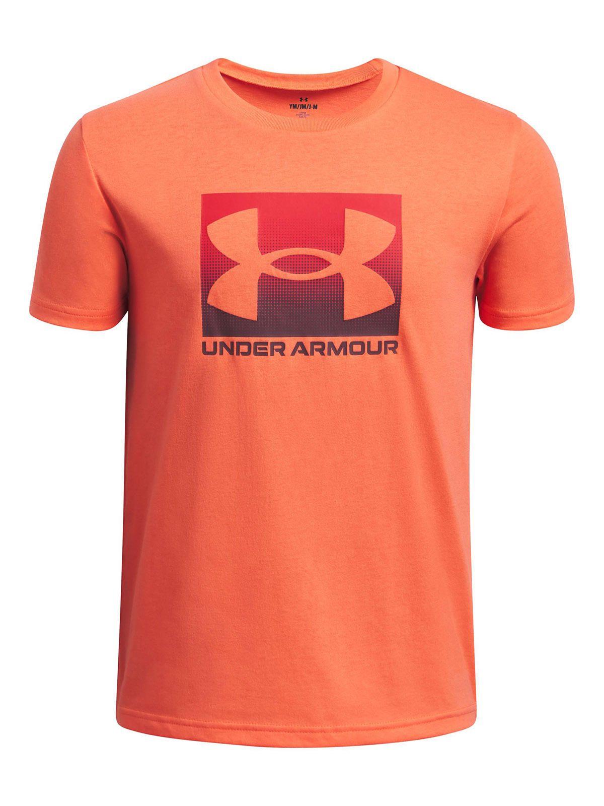 Polera Manga Corta Boxed Niños Naranja-3