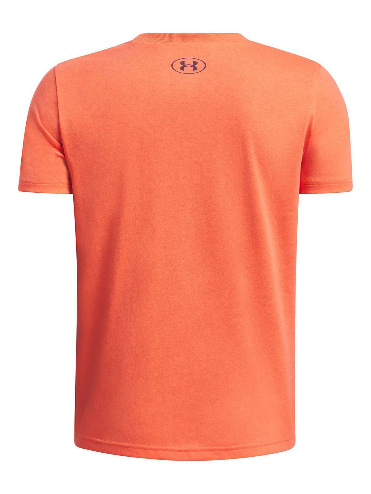 Polera Manga Corta Boxed Niños Naranja-4