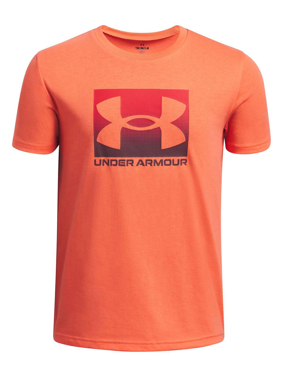Polera Manga Corta Boxed Niños Naranja-0