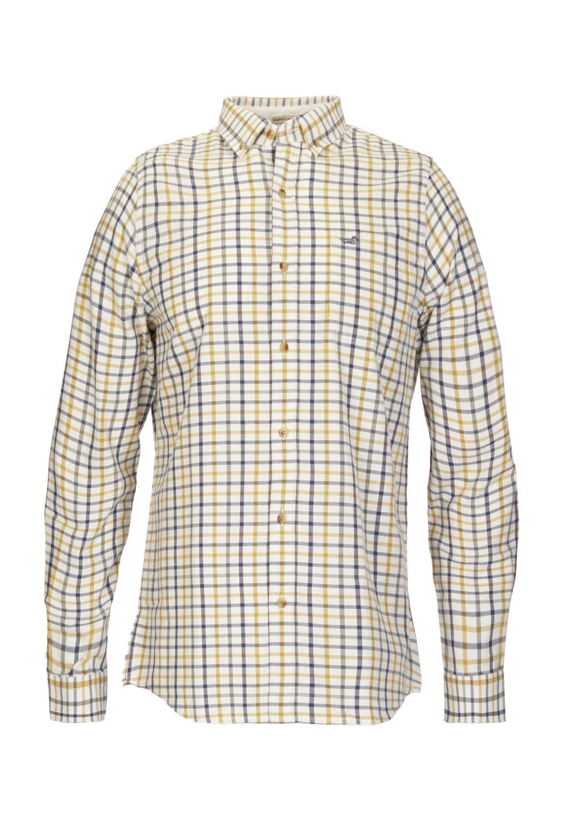 Camisa M/L Hombre Viyellabut Amarillo-0