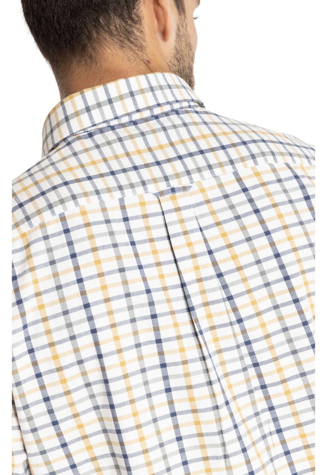 Camisa M/L Hombre Viyellabut Amarillo-6