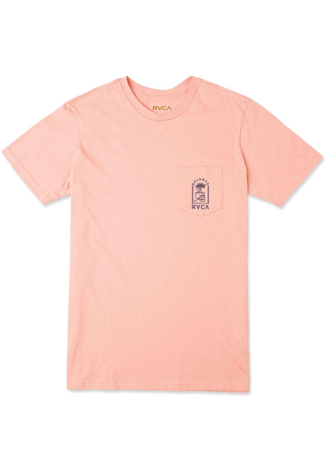 Polera M/C Masculino Bad Palms Ss Coral-0
