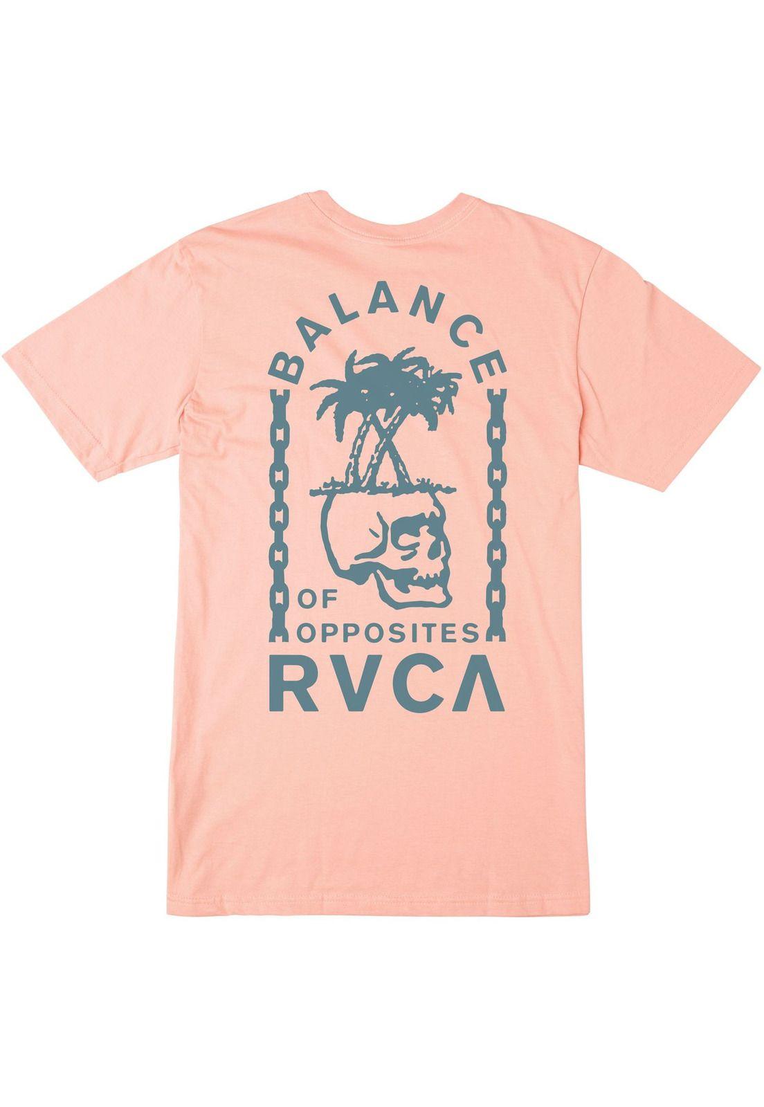 Polera M/C Masculino Bad Palms Ss Coral-1