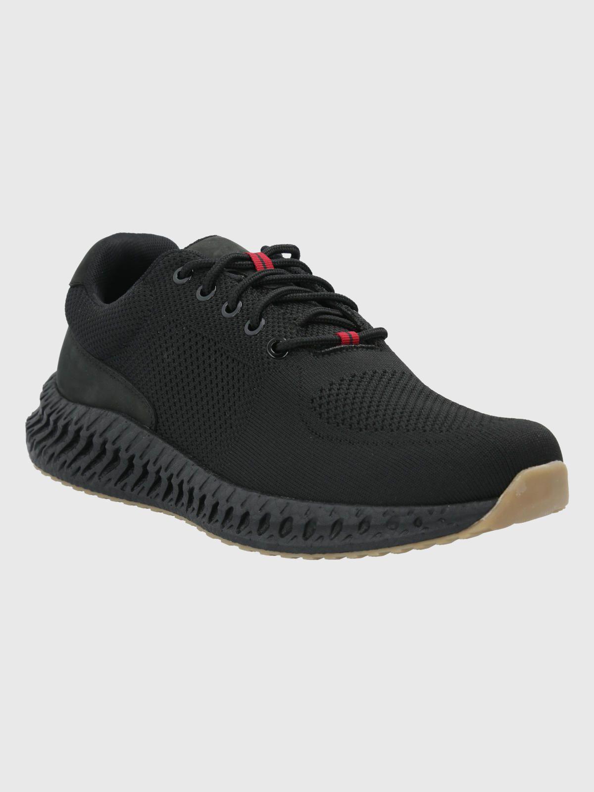 Zapatilla Negro Hombre Spinal Knit Lace -0