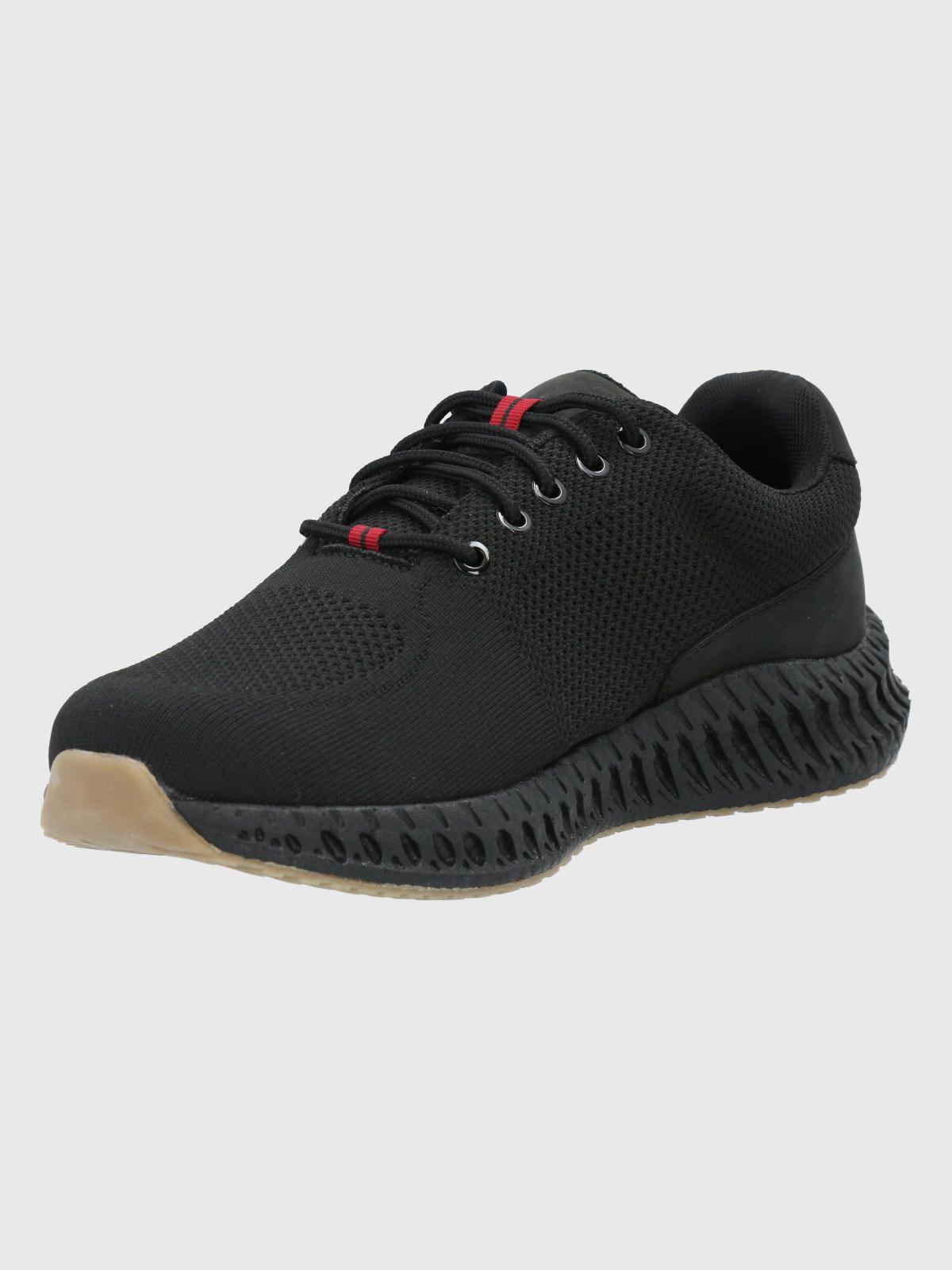 Zapatilla Negro Hombre Spinal Knit Lace -3