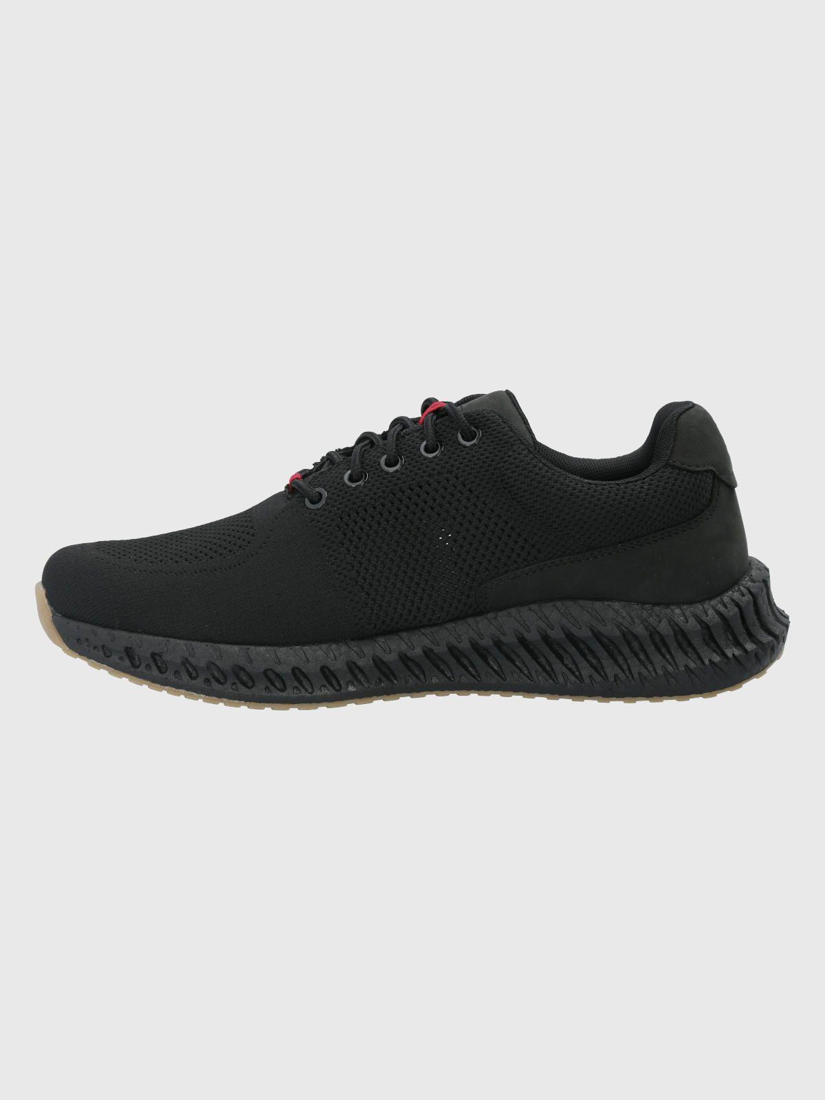 Zapatilla Negro Hombre Spinal Knit Lace -4