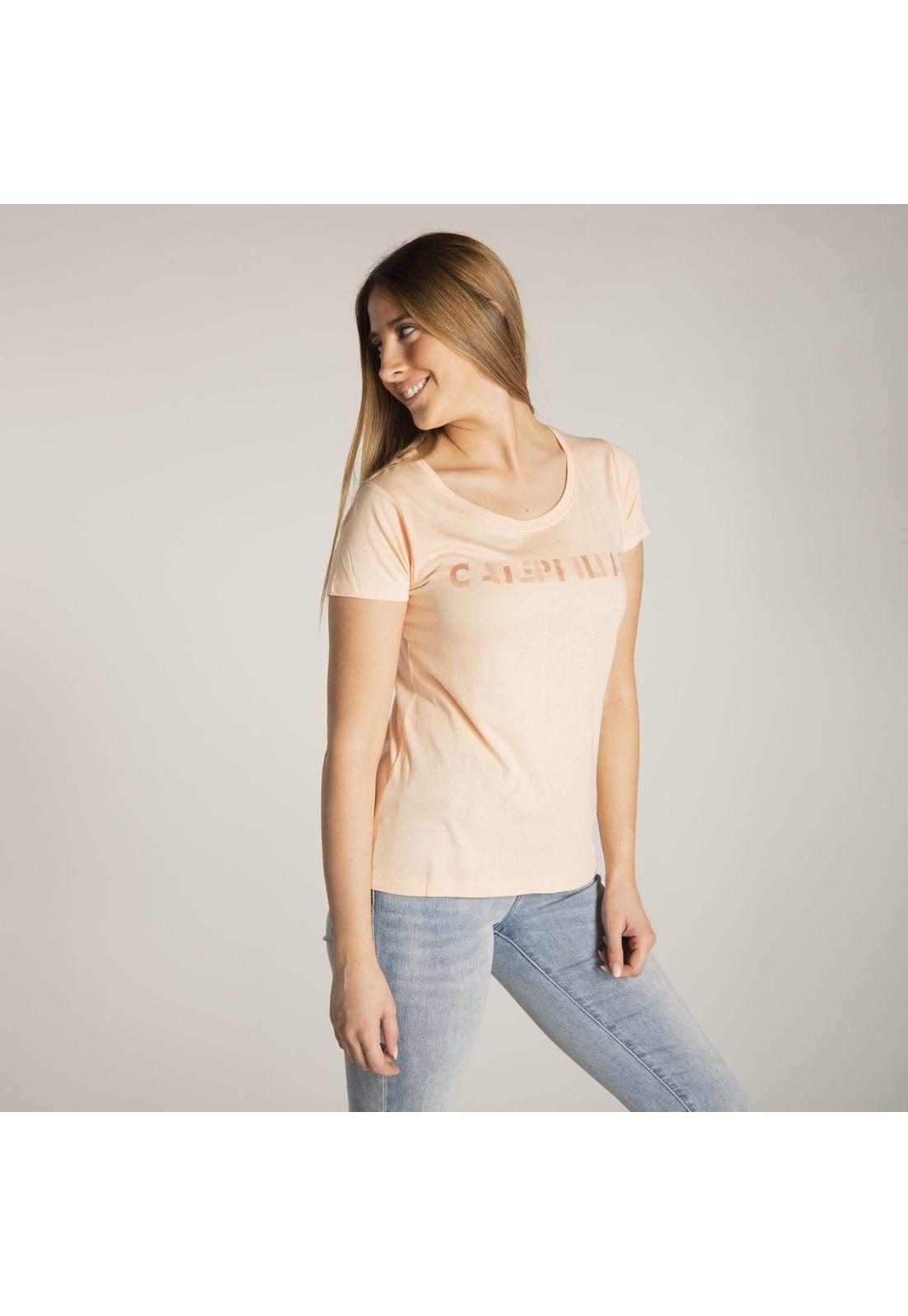 Polera M/C Mujer W Vrstl Ss Graphic T Rosado-1