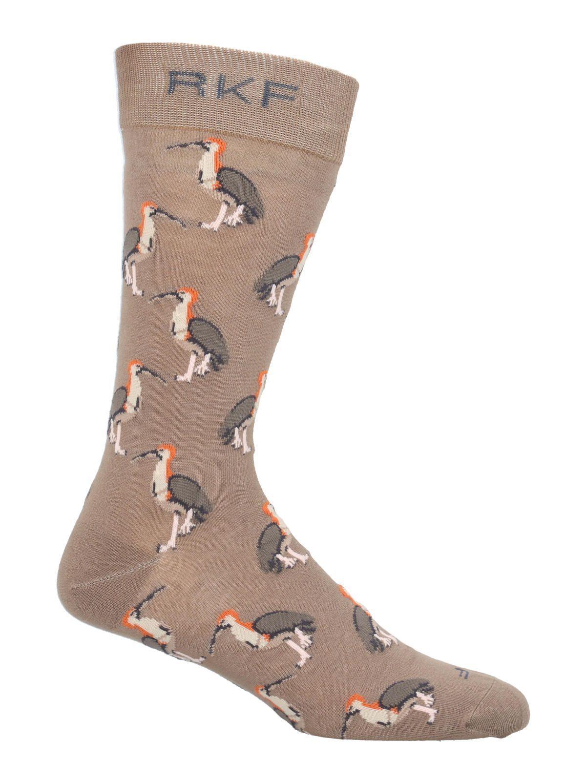 Calcetín Bambú Hombre C Bandurria Beige-0