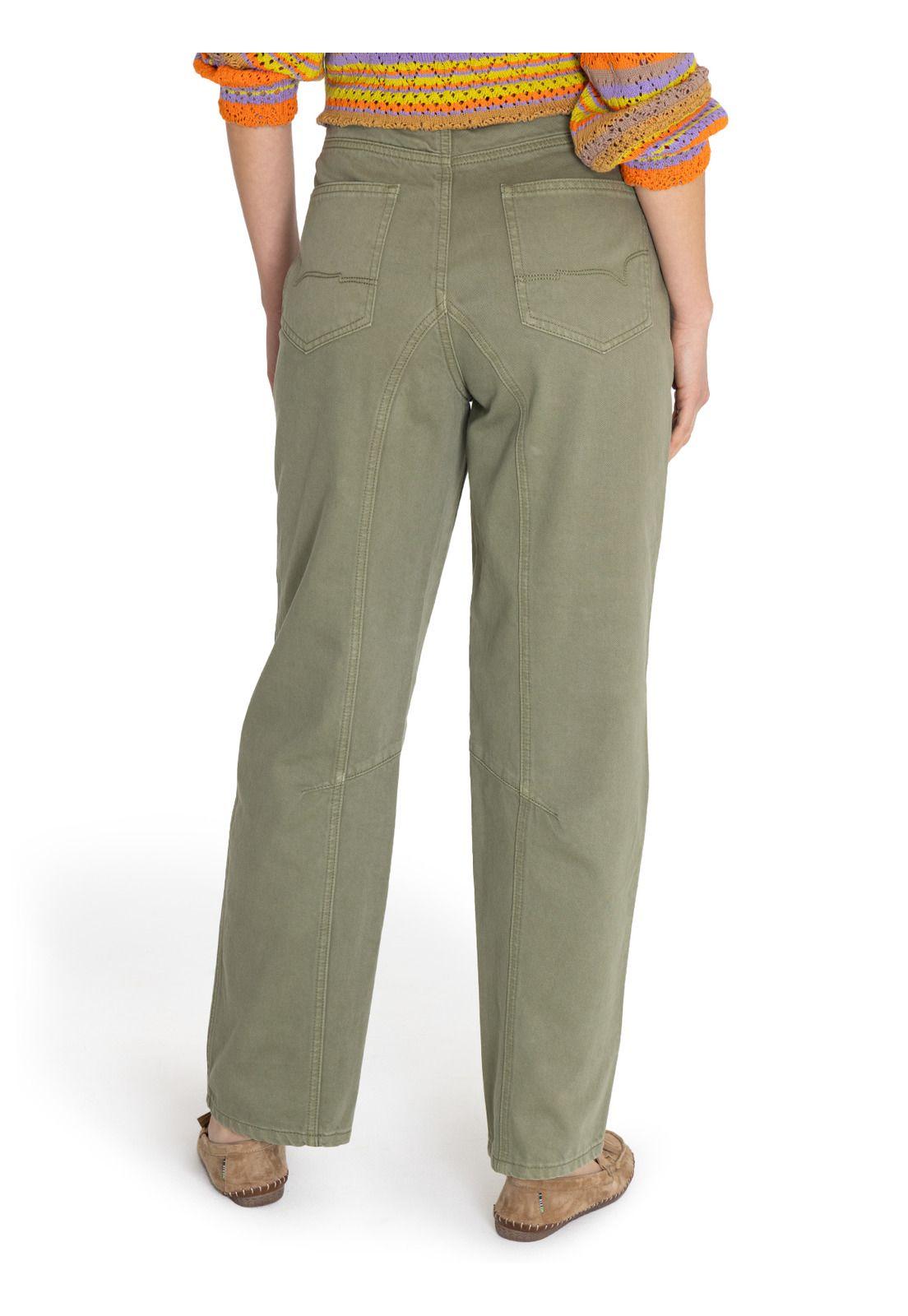 Jeans Algodón Orgánico Verde Garda Mujer -8