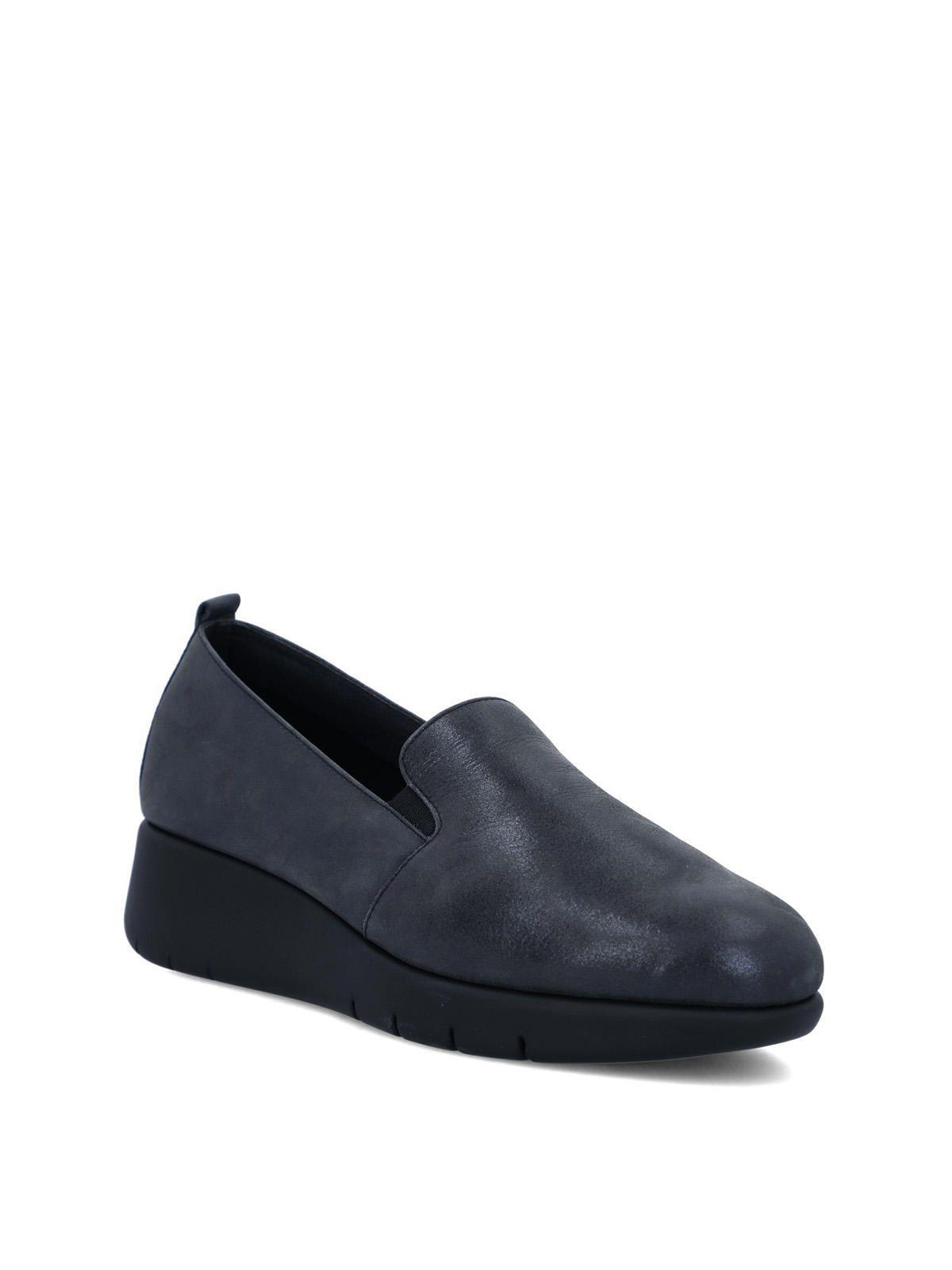 Slip On Cuero Mujer Judita Metalizado-1